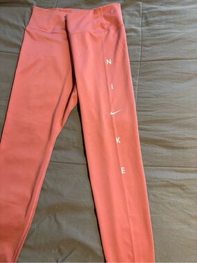 Nike Coral Pink Girls' Active Leggings